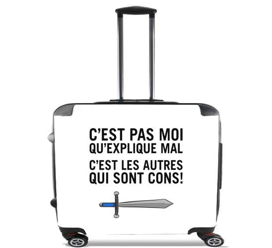 Sacs ordinateur à roulettes pour C'est pas moi qui explique mal, c'est les autres qui sont cons