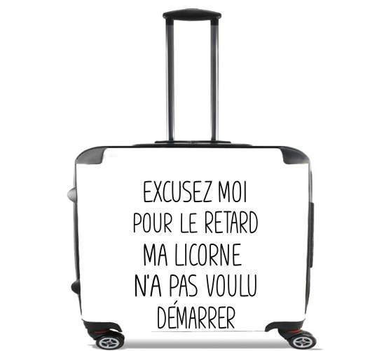 Sacs ordinateur à roulettes pour Excusez moi pour le retard ma licorne na pas voulu demarrer