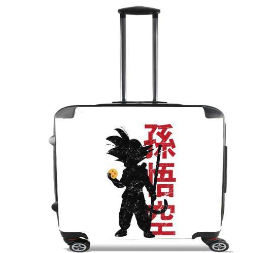 Sacs ordinateur à roulettes pour Goku silouette