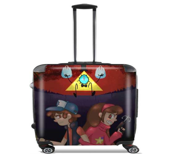 Sacs ordinateur à roulettes pour Gravity Falls Monster bill cipher Wheel