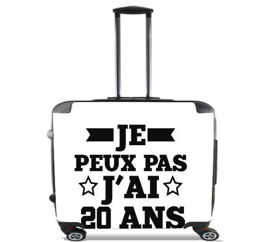 Sacs ordinateur à roulettes pour Je peux pas j'ai 20 ans Cadeau d'anniversaire