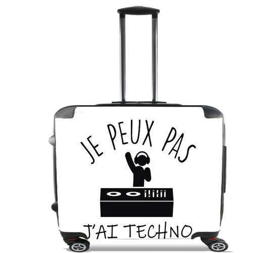 Sacs ordinateur à roulettes pour Je peux pas j'ai techno Festival