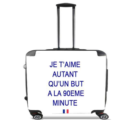 Sacs ordinateur à roulettes pour Je t'aime autant qu'un but à la 90e minutes