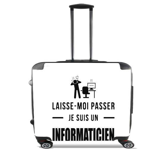 Sacs ordinateur à roulettes pour Laisse moi passer je suis informaticien cadeau