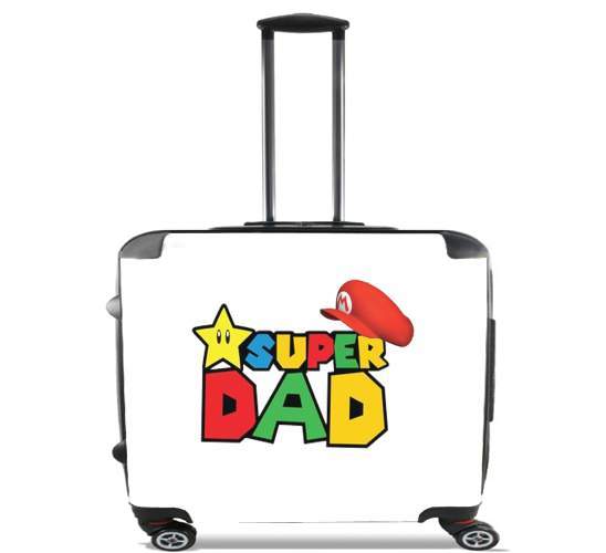 Sacs ordinateur à roulettes pour Super Dad Mario humour