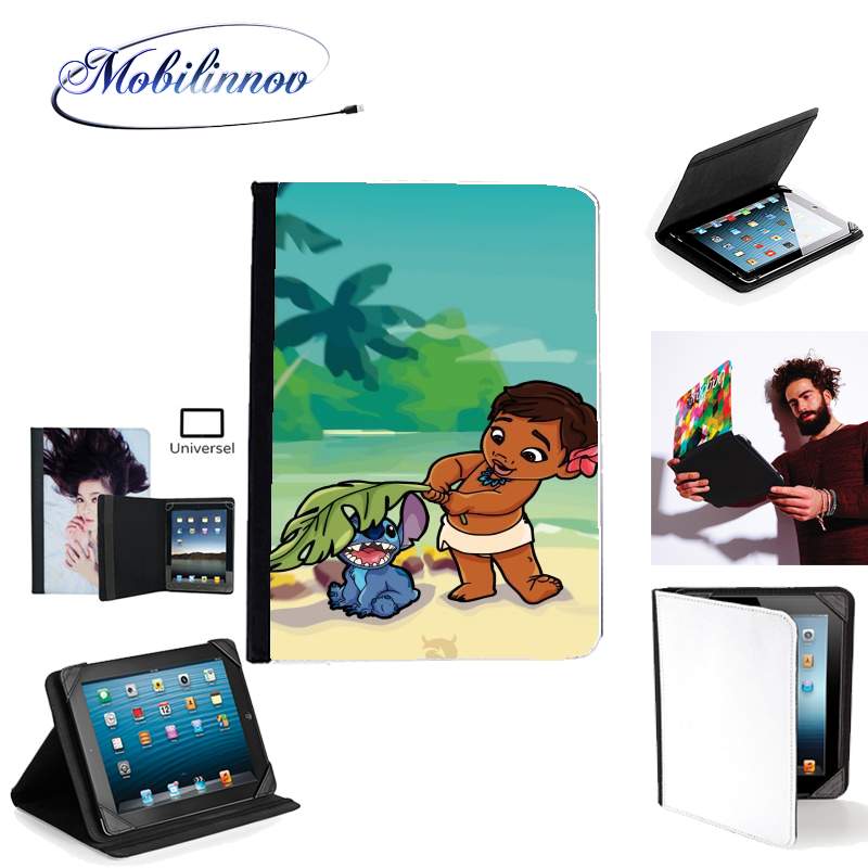 Étui Universel Tablette 7 pouces pour Disney Hangover Moana and Stich