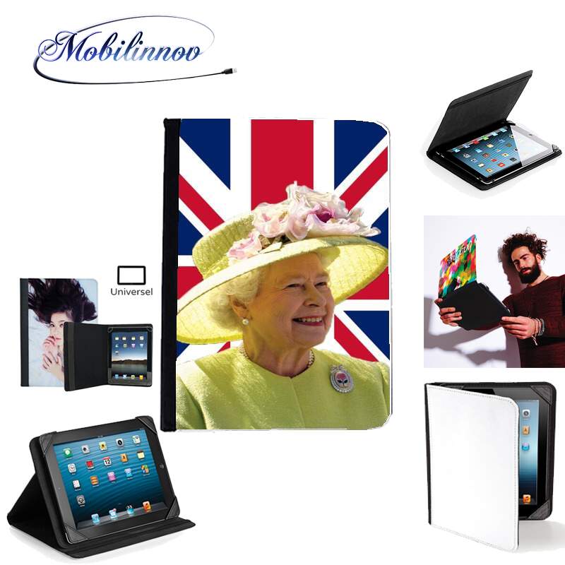 Étui Universel Tablette 7 pouces pour Elizabeth 2 Uk Queen