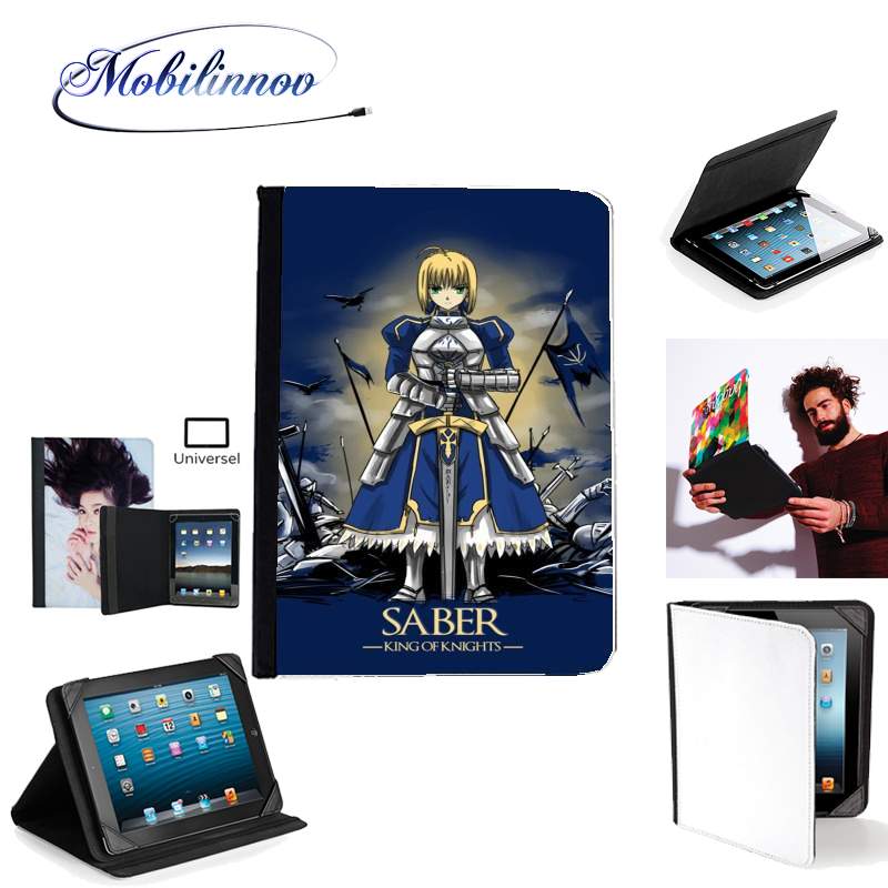 Étui Universel Tablette 7 pouces pour Fate Zero Fate stay Night Saber King Of Knights