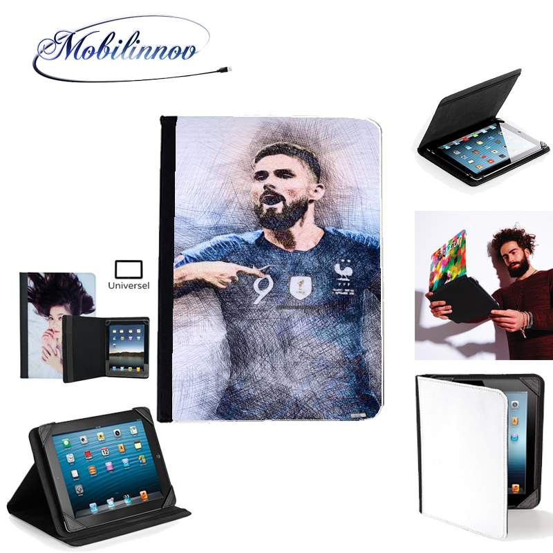 Étui Universel Tablette 7 pouces pour Giroud The French Striker