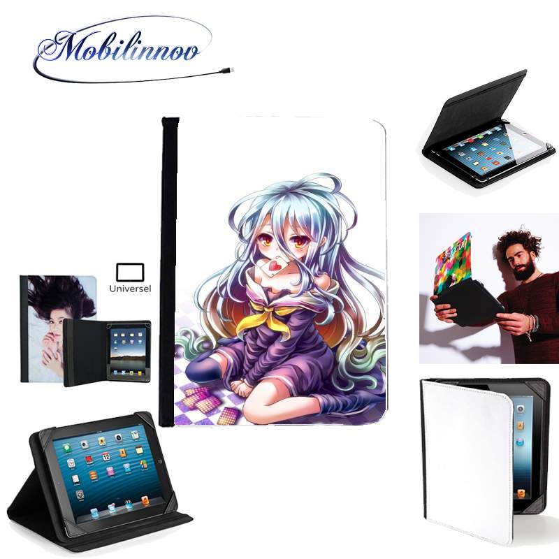 Étui Universel Tablette 7 pouces pour No game No life Shiro Card