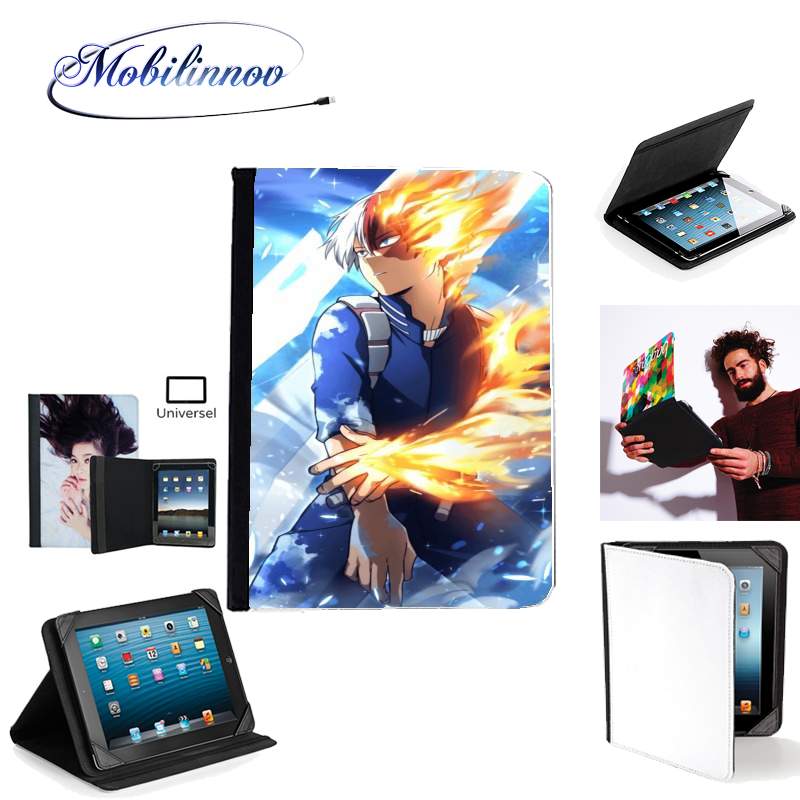 Étui Universel Tablette 7 pouces pour shoto todoroki ice and fire