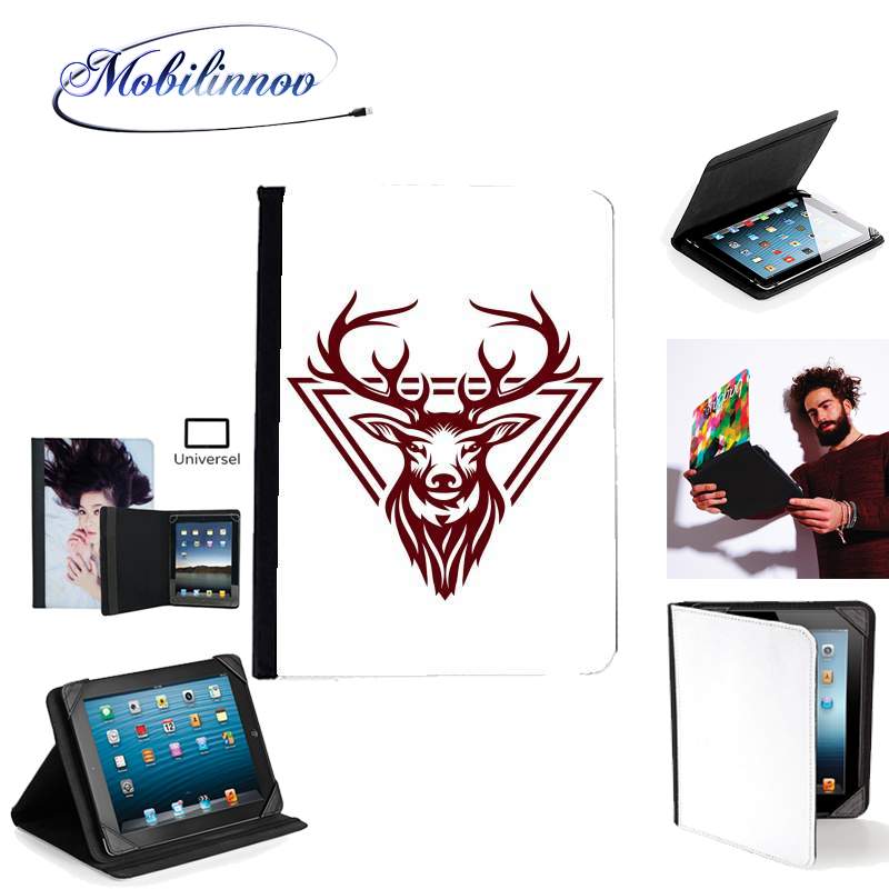 Étui Universel Tablette 7 pouces pour Vintage deer hunter logo