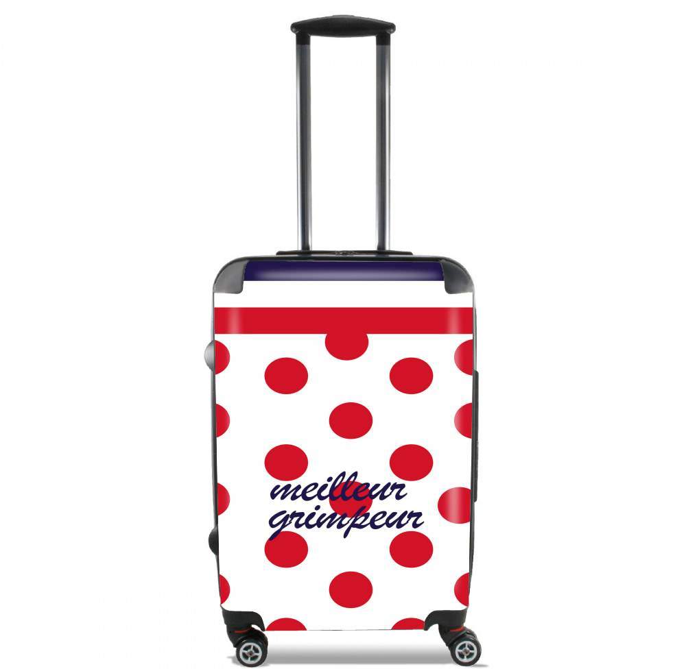 Valise bagage Cabine pour Meilleur grimpeur Pois rouge