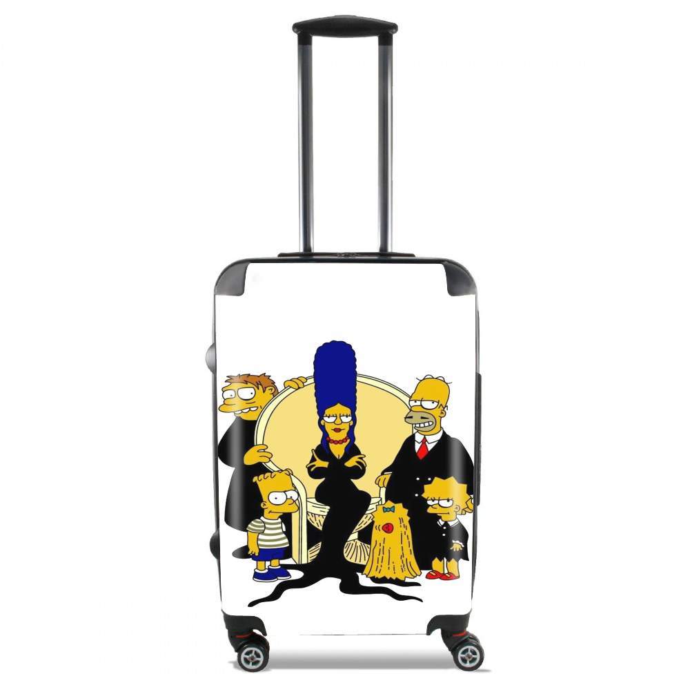 Valise trolley bagage L pour Famille Adams x Simpsons