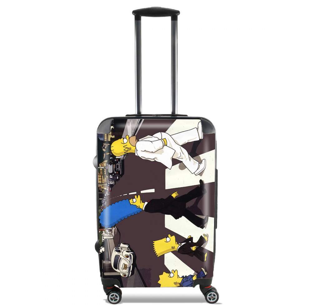 Valise trolley bagage L pour Beatles meet the simpson