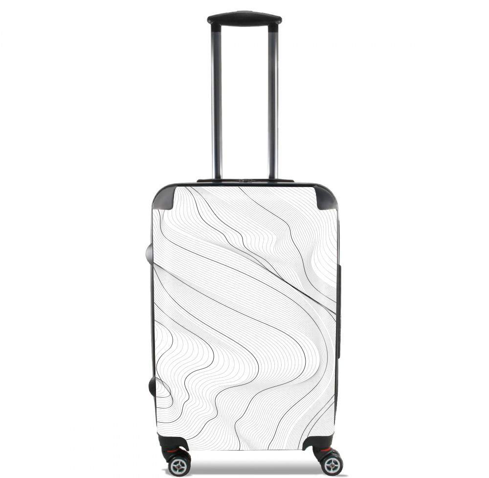 Valise trolley bagage L pour Black Lines