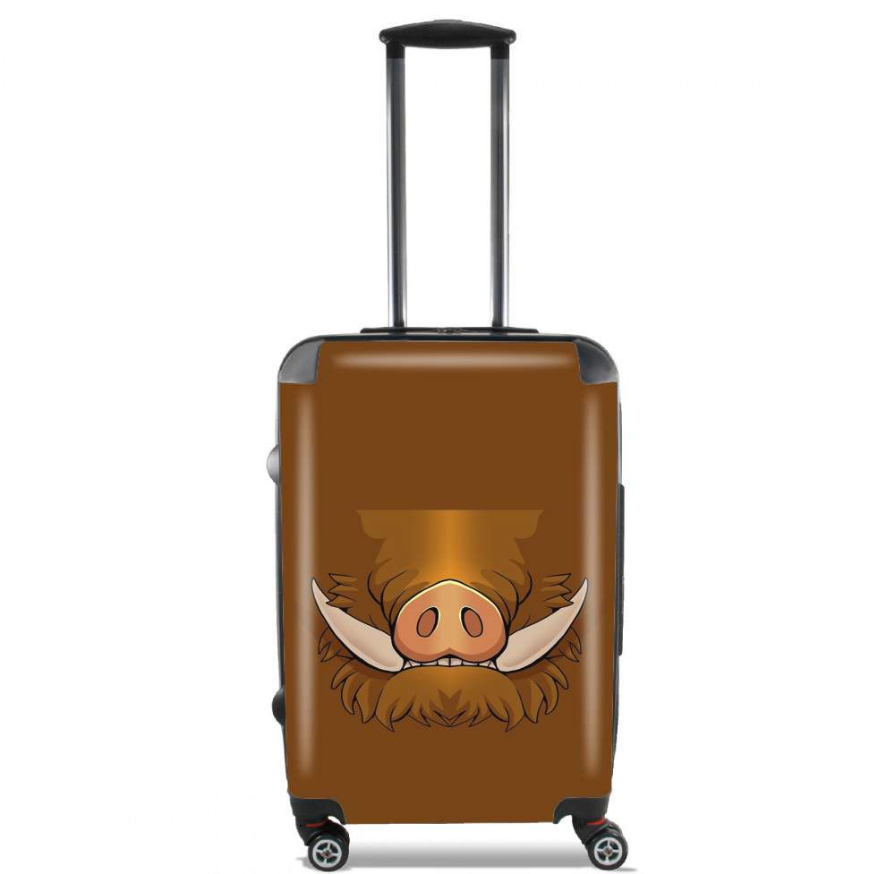 Valise trolley bagage L pour Sanglier Face