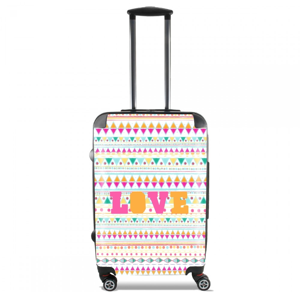 Valise trolley bagage L pour Aztec Love Bonbon