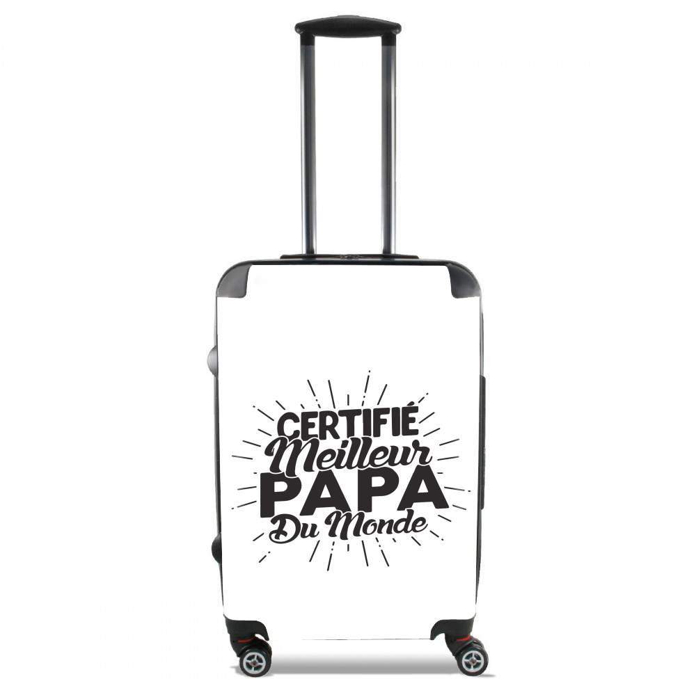 Valise trolley bagage L pour Certifié meilleur papa du monde