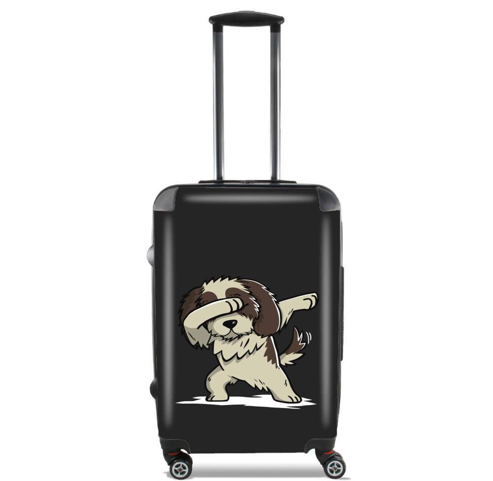 Valise trolley bagage L pour Dog Shih Tzu Dabbing