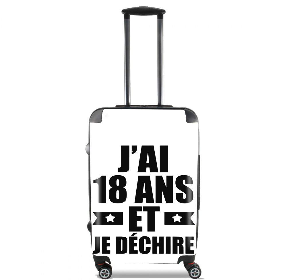 Valise trolley bagage L pour J'ai 18 ans et je déchire