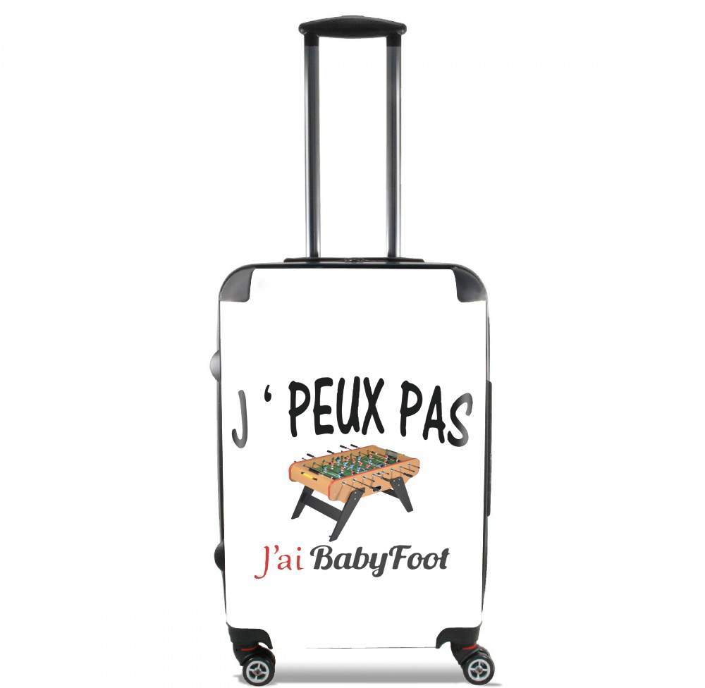 Valise trolley bagage L pour Je peux pas j'ai babyfoot