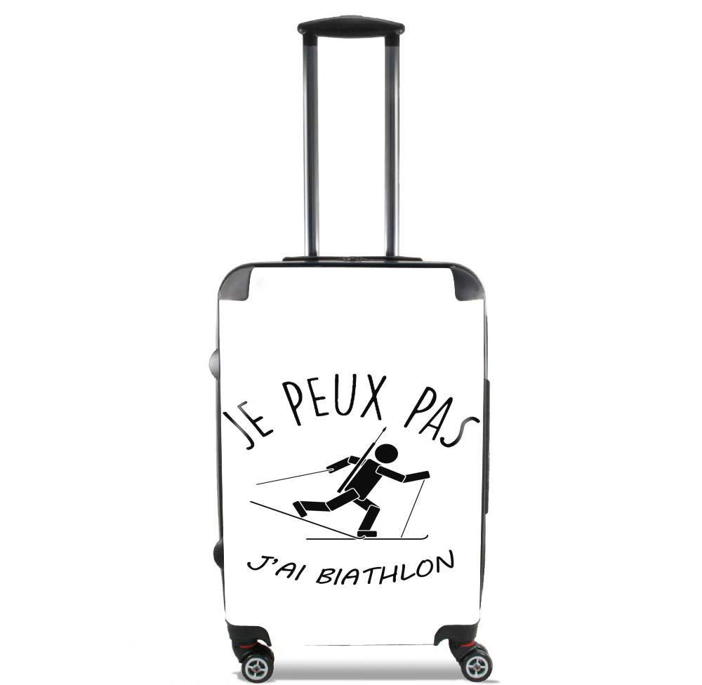 Valise trolley bagage L pour Je peux pas j'ai biathlon