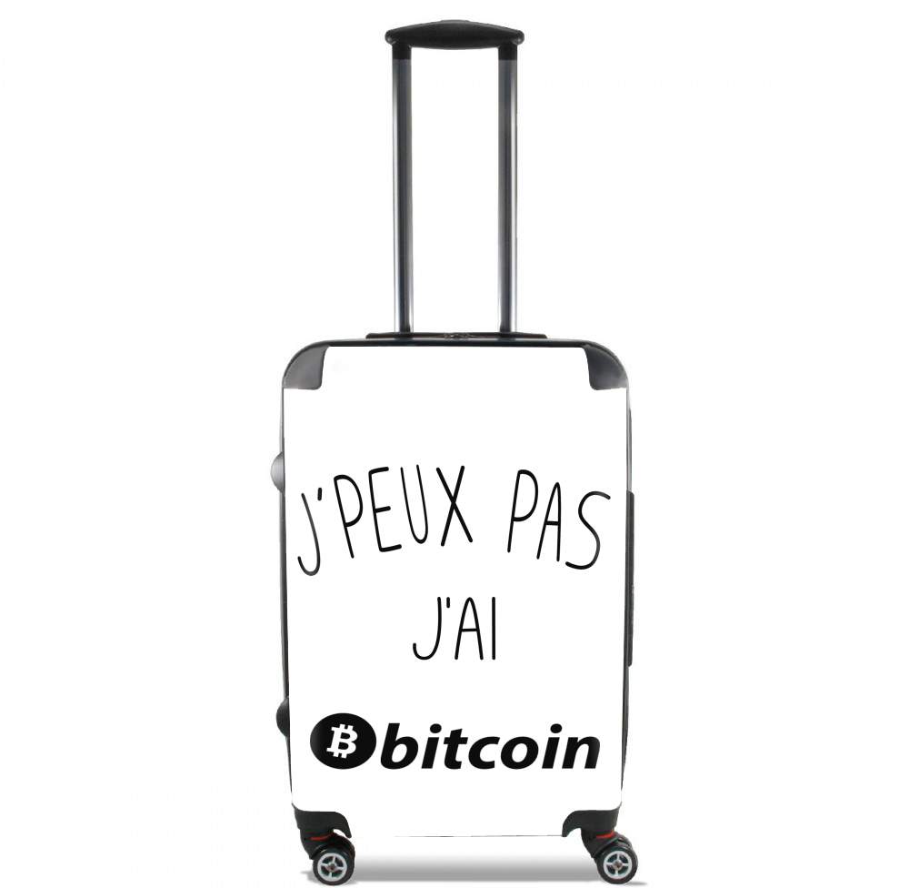 Valise trolley bagage L pour Je peux pas j'ai bitcoin