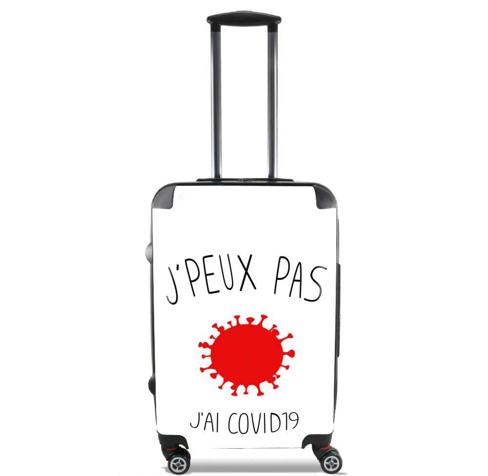 Valise trolley bagage L pour Je peux pas j'ai Coronavirus - Covid 19