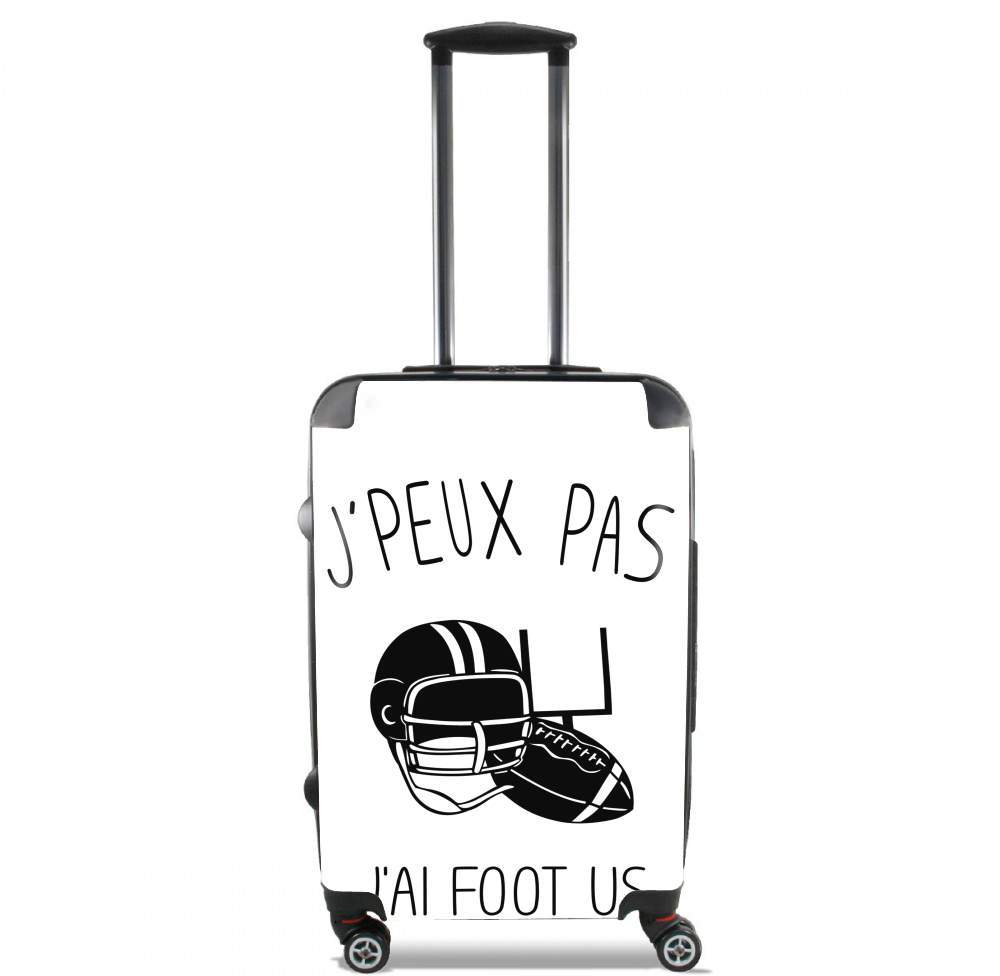 Valise trolley bagage L pour Je peux pas j'ai Foot US