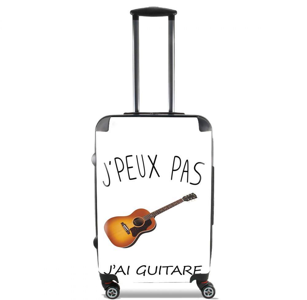 Valise trolley bagage L pour Je peux pas j'ai guitare