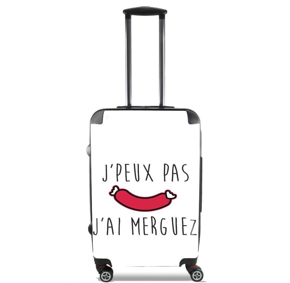 Valise trolley bagage L pour Je peux pas j'ai merguez