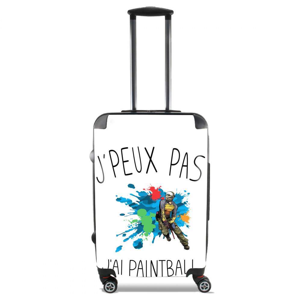 Valise trolley bagage L pour Je peux pas j'ai Paintball