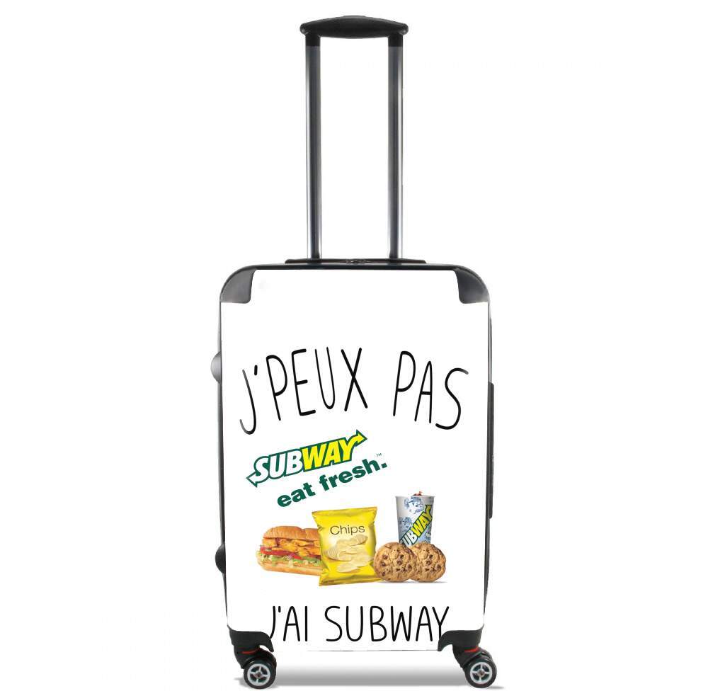 Valise trolley bagage L pour Je peux pas j'ai subway