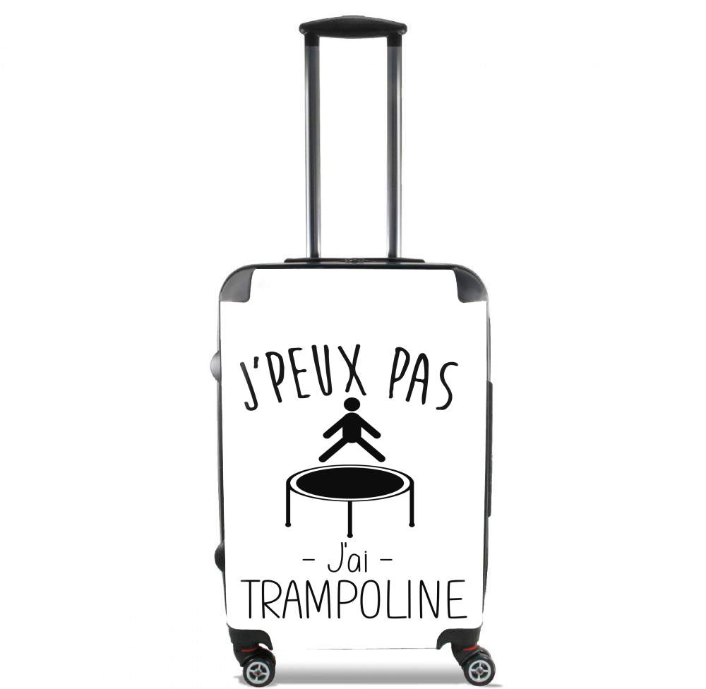 Valise trolley bagage L pour Je peux pas j'ai trampoline