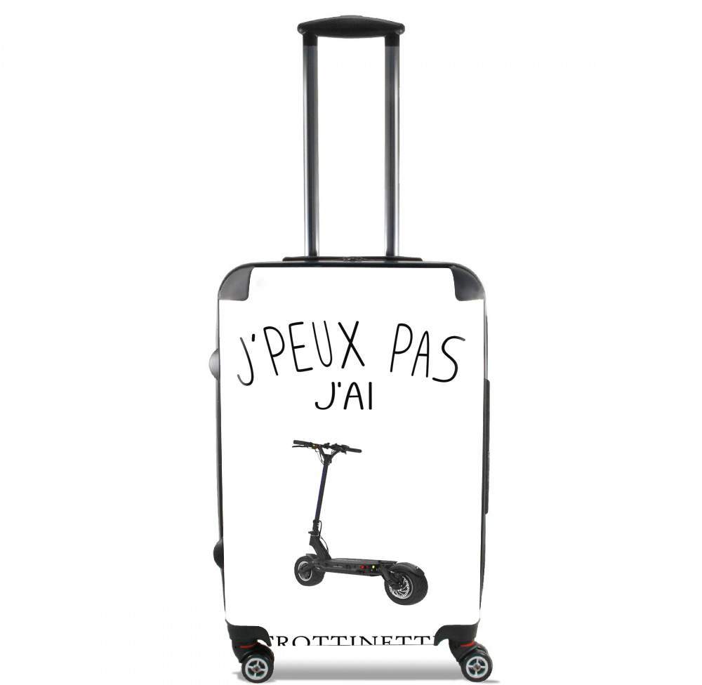 Valise trolley bagage L pour Je peux pas jai trottinette