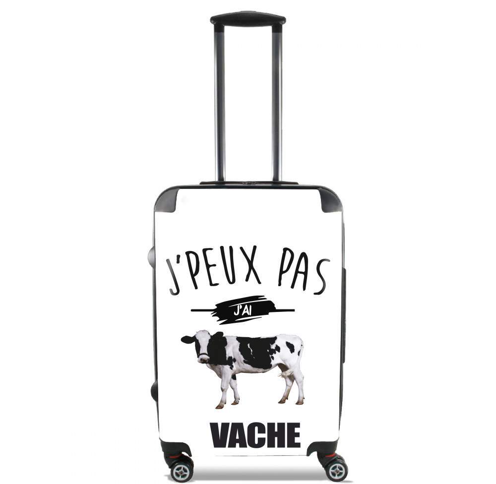 Valise trolley bagage L pour Je peux pas j'ai vache