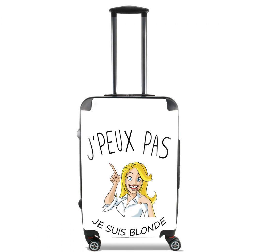 Valise trolley bagage L pour Je peux pas je suis blonde