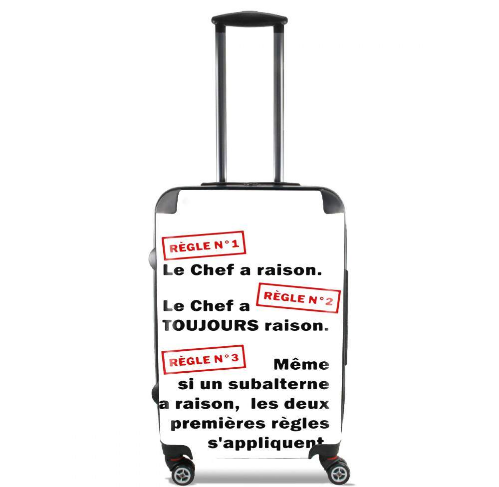 Valise trolley bagage L pour Les regles du chef