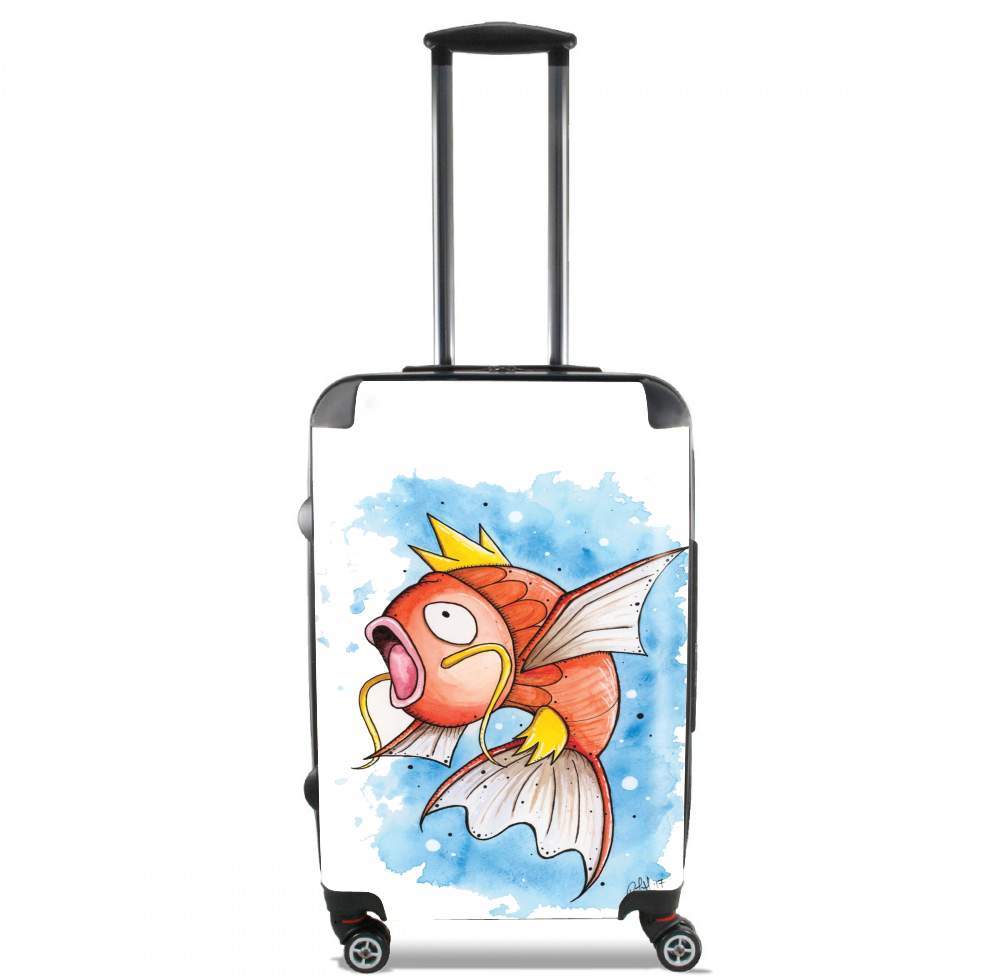 Valise trolley bagage L pour Magicarpe Pokemon Eau