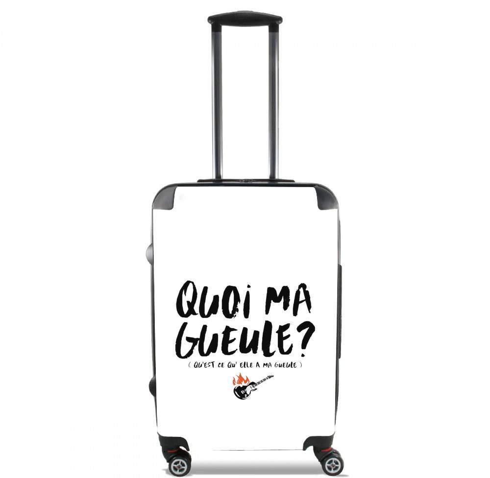 Valise trolley bagage L pour Qu'est ce qu'elle a ma Gueule Chanson Johnny Hallyday