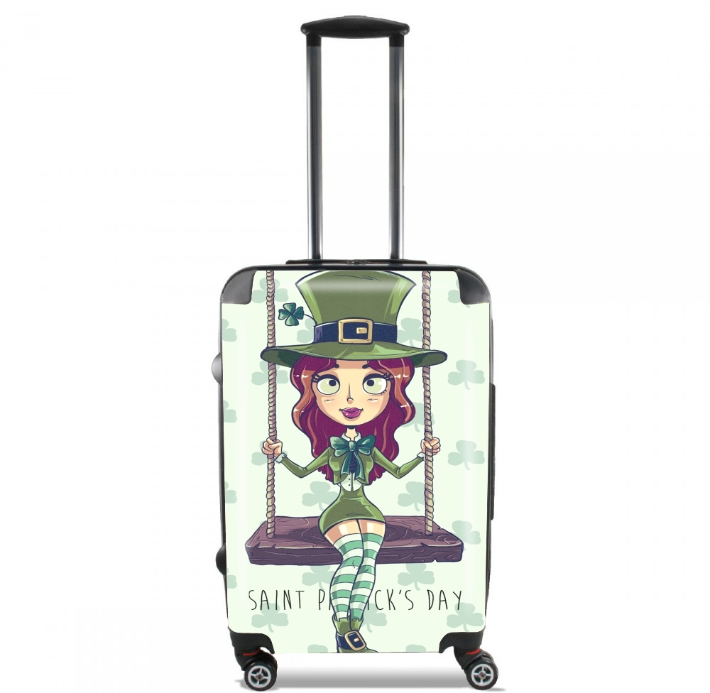 Valise trolley bagage L pour Saint Patrick's Girl