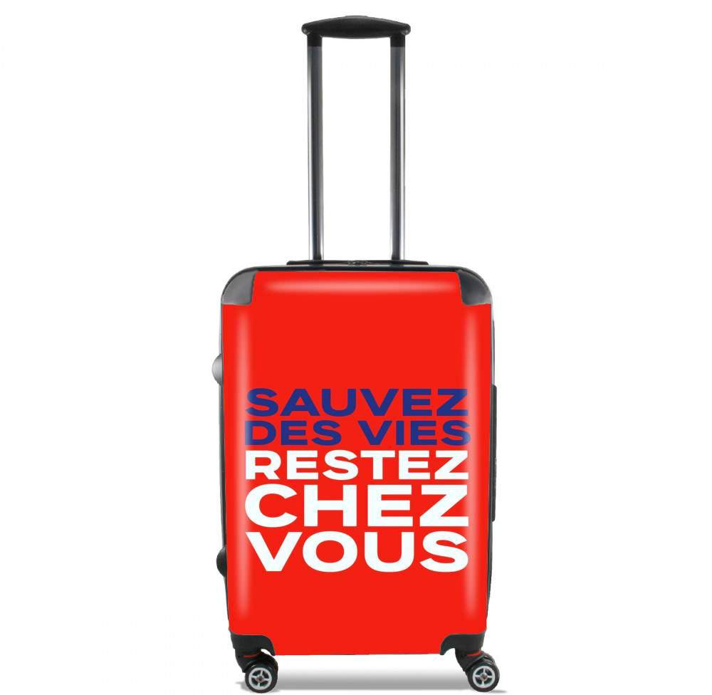 Valise trolley bagage L pour Sauvez des vies - Restez chez vous