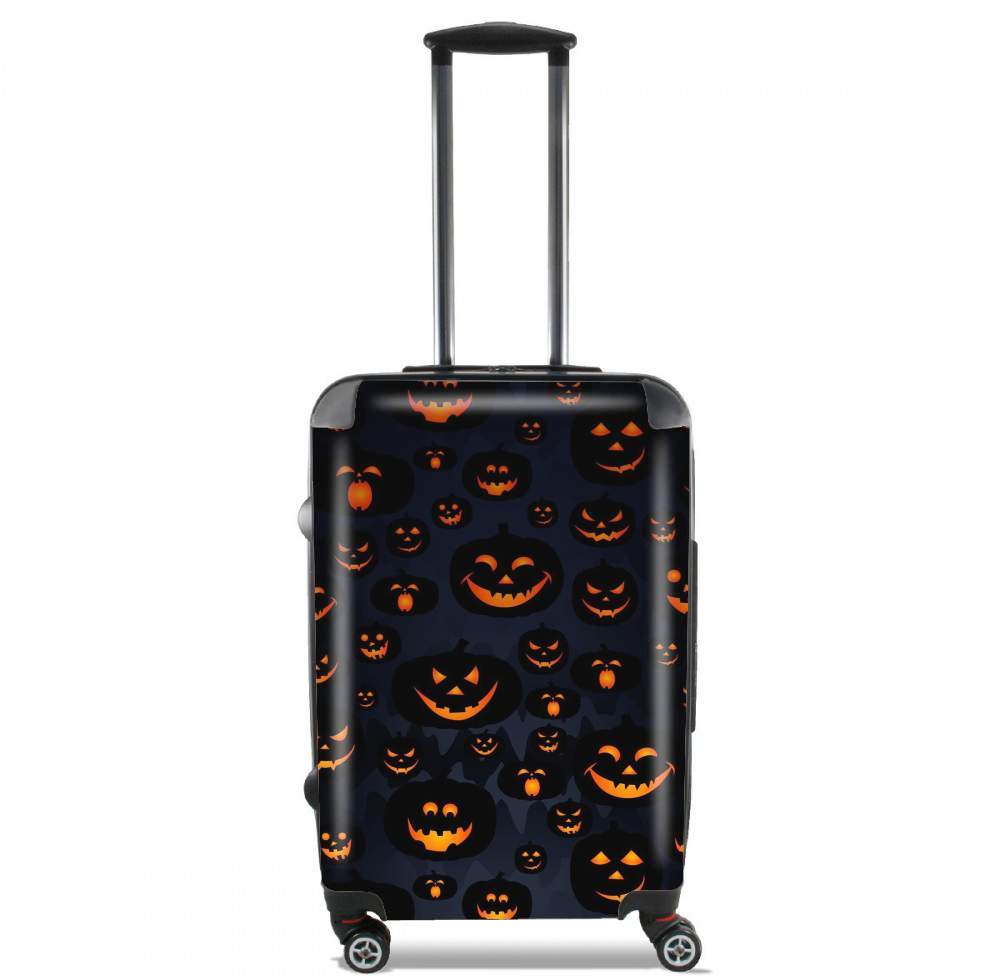 Valise trolley bagage L pour Scary Halloween Pumpkin