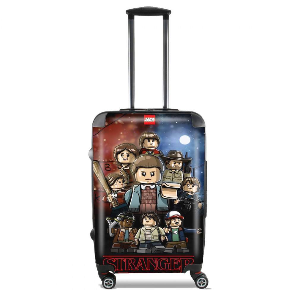 Valise trolley bagage L pour Stranger Things Lego Art