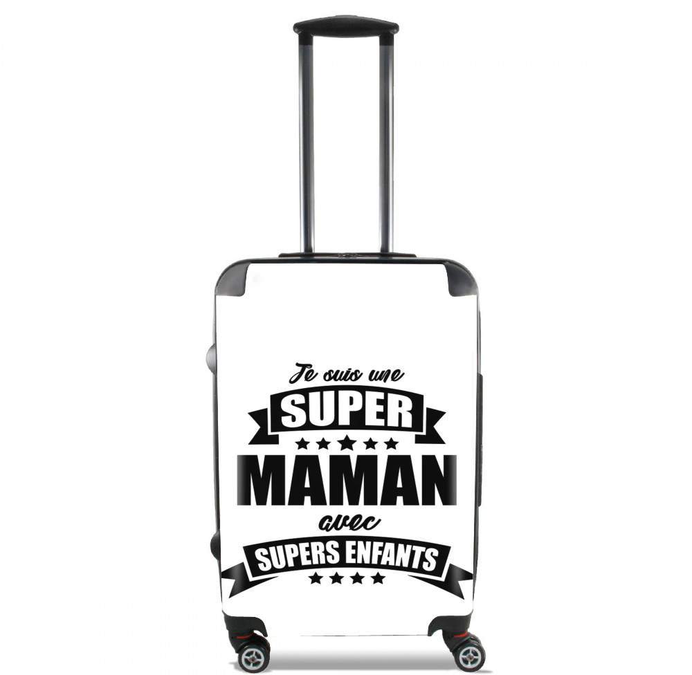 Valise trolley bagage L pour Super maman avec super enfants