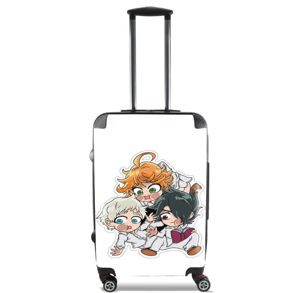 Valise trolley bagage L pour The Promised Neverland - Emma, Ray, Norman Chibi