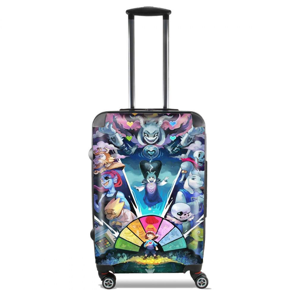 Valise trolley bagage L pour Undertale Art