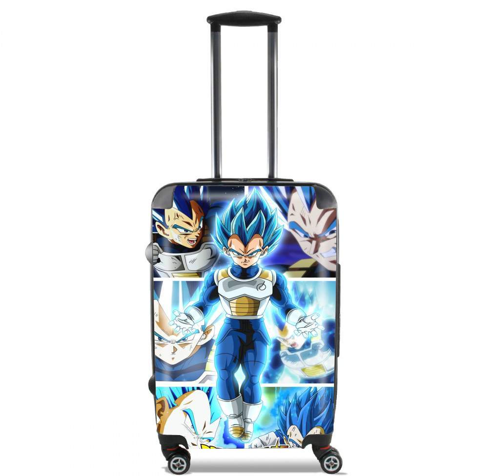 Valise trolley bagage L pour Vegeta SSJ Blue