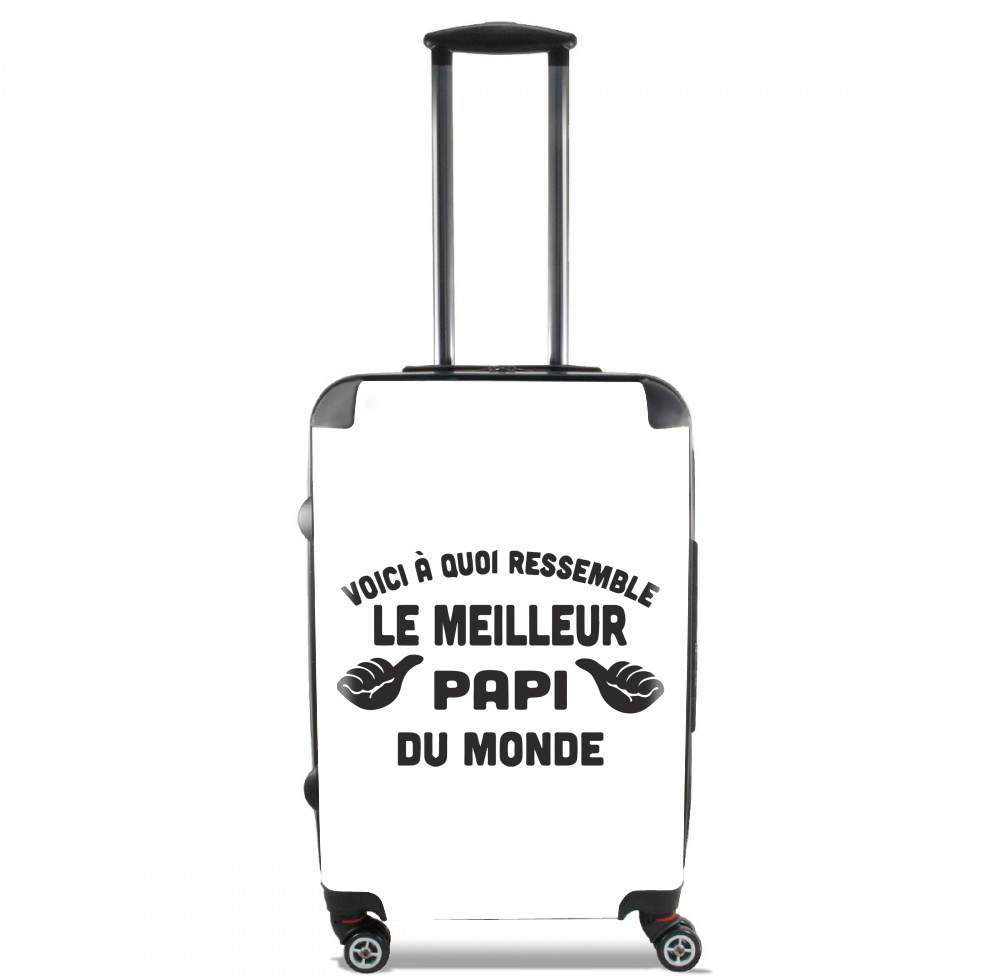 Valise trolley bagage L pour Voici a quoi ressemble le meilleur Papi du monde